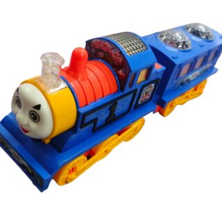 Ditto Goods Train World Choochoo Electric Musical Train Set Toy with 3D Lights and Music | Choo Choo Classic Train with 360 Direction | Thomas Train Set (Multicolor)